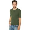 DANISH ENDURANCE Maglietta Termica Uomo Lana Merino Manica Corta, Verde, XXXL