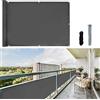 CCLIFE Telo Frangivista Balcone Recinzione Copertura per Balcone Giardino Protezione Privacy Frangivento Impermeabile con Occhielli Corde e Fascetta