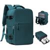 SZSYCN Zaino da Viaggio 40x30x20 Ryanair Borse da Cabina 40x30x20 Ryanair | Zaino da Viaggio 40x30x20 Ryanair Borse da Cabina Antifurto Zaino Impermeabile con Porta Scarpe per Laptop da 16 Pollici
