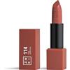 3INA MAKEUP - The Lipstick 114 - Nudo Scuro Caldo - Rossetto Matte - Alta Pigmentazione - Rossetti Cremosi - Profumo di vaniglia e custodia magnetica - Lucido e Mat - Vegan - Cruelty Free