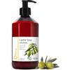 Oïléna SAPONE DI CASTIGLIA AUTENTICO - BIOLOGICO a base esclusivamente di olio d'oliva, rimuove punti neri, gel detergente viso e corpo, capelli, cucina, vestiti Liquido detergente 250 ml