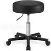 SONGMICS Sgabello Girevole con Ruote, Altezza Regolabile 46-58 cm