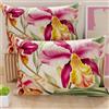 PETTI Artigiani Italiani - Coppia di Federe Cuscino 70x40 cm in Microfibra, Cuscini Arredo Camera da Letto, Divano, Salotto, Set 2 Fodere Copricuscino, Federa Floreale 36, 100% Made in Italy