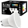 V-TAC 6x Lampadine LED GU10 4.5W (Equivalenti a 35W) - 400 Lumen - Alta Luminosità - Faretto Led GU10 - Massima Efficienza e Risparmio Energetico - Luce Bianca Fredda 6500K - Box 6 Pezzi