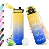 KollyKolla Borraccia 500ml, Borraccia con Filtro, Bottiglia Acqua Riutilizzabile, Bottiglia con Marcatori Temporali, Borraccia senza BPA, A Prova di Perdite, Borraccia per Bambini, Scuola, Ufficio, Sport