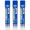 OSAMA - Ricarica Penne Cancellabili per Scuola Elementare, Medie, Superiori, Kit 9 Pezzi a Sfera, 0.7 mm - Refill per Penne Gel Compatibile con Frixion Ball - Ricariche per Penna Cancellabile, Blu