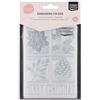 Vaessen Creative Cartella per Goffratura Blocchi di Natale 14,6 x 10,7 cm - Cartella per Embossing per Biglietti, Scrapbooking, Journaling - Riutilizzabile, Risultati Precisi, Per Macchine da Taglio