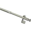 Gardinia Morsetto di Chiusura, Allungabile, Assemblaggio Senza Viti e forature, Press&Go a Sfera, Diametro 8/10 mm, Lunghezza 50-80 cm, Metallo, Effetto Acciaio Inox