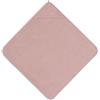 Jollein Asciugamano con cappuccio per bambini, in spugna, rosa selvatica, 100% cotone, 75 x 75 cm, certificato Oeko-Tex, asciugamano per bambini con cappuccio per ragazze e ragazzi