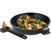Tescoma 605058 Wok antiaderente induzione manico removibile 28 cm