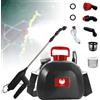 PHOENIX - Pompa Irroratrice a Batteria 5L - Spruzzatore Elettrico con 3h di Autonomia, Nebulizzatore Giardino con 3 Ugelli (Cono, Ventaglio, Doccia), Leggero, Robusto, Versatile