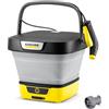 KÄRCHER idropulitrice portatile OC 3 Foldable, pulizia mobile, bassa pressione, batteria agli ioni di litio, serbatoio pieghevole: 8 l, tubo: 1,8 m, ugello a getto piatto, ugello a getto concentrato