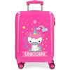 ROLL ROAD Little Me, Valigia Baita Rigida 55cm Unisex Child, Fucsia (Fuchsia), 38x55x20 cms