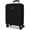 MOVOM Joumma Timber Valigia da Cabina Nero 40x55x20 cm Rigido ABS Lucchetto a Combinazione Integrato 37L 3.1kg 4 Doppie Ruote Estensibile Bagaglio a Mano
