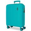 Movom Wood - Valigia da cabina blu, 40 x 55 x 20 cm, rigida 2,8 kg, chiusura TSA ABS, 2,8 kg, 37 l, bagaglio a mano, blu, Taglia unica, Valigia cabina