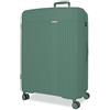 MOVOM Verde Scuro Valigia Media 48x68x27 cm Rigido Polipropilene Chiusura TSA Integrata 72L 3.8 kg 4 Doppie Ruote Estensibile