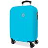 ROLL ROAD Menorca Verde Turchese Valigia da Cabina 38x55x20 cm Rigido ABS Lucchetto a Combinazione Integrato 35L 2.6kg 4 Doppie Ruote Estensibile Bagaglio a Mano