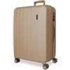 MOVOM Wood Valigia media Beige 44,50x65x27,5 cms Rigida ABS Chiusura TSA 68L 3,8Kgs 4 doppie ruote Espandibile