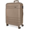 MOVOM Galaxy Valigia grande blu 53 x 78 x 31 cm Rigida ABS Chiusura TSA 108L 4,92 kg 4 ruote doppie, Beige, 53 x 78 x 31 cm, Valigia grande