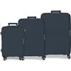 MOVOM Inari Set di valigie, taglia unica, blu, Taglia unica, Set di valigie