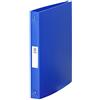 Viquel - Cartella A4 Maxi Flessibile con Etichetta sul Dorso - 4 Anelli - Dorso 3.5cm - per Documenti A4 - Blu