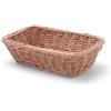 HENDI Cestino per pane, GN 1/4, rettangolare, espositore cesto contenitore da tavolo o da banco per pane, frutta e verdura, 265x162x(H)65mm, polipropilene