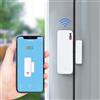 Oba security OBA Sensore allarme di apertura WIFI. Per porte e finestre, avviso tramite notifica sullo Smartphone Funziona con Alexa Google Home SmartLife