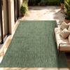 Paco Home Tappeto Per Esterno Balcone Terrazza Tappeto Cucina Monocolore Mélange, Dimensione:120x160 cm, Colore:Verde