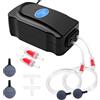 Flintronic Ossigenatore per Acquario, 8W Pompa Ad Aria Per Acquario