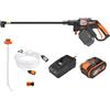 WORX WG633E Hydroshot idropulitrice a batteria 20V, 56 Bar max. Druck