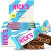 N!CK'S NICKS Barrette proteiche Cioccolato triplo, 15 g di proteine, 202 calorie, low carb triple chocolate barretta proteica keto snacks senza zuccheri aggiunti, senza glutine (12 protein bars x 50 g)