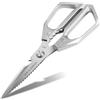 Plys Forbici da Cucina Acciaio Inox: Argento Pollo Forbice da Cucina Trinciapollo Professionale