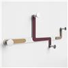 Giallobus - Appendiabiti da parete 4Me - 11 - Line - Legno Mdf + Alluminio - 60L x 25l cm - 08 - M - Attaccapanni da Muro con 4 Ganci in Alluminio e Legno