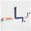 Giallobus - Appendiabiti da parete 4Me - 11 - Line - Legno Mdf + Alluminio - 60L x 25l cm - 10 - M - Attaccapanni da Muro con 4 Ganci in Alluminio e Legno