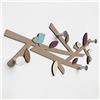 Giallobus - Appendiabiti da parete 4Me - 08 - Tree - Legno Mdf + Alluminio - 60L x 25l cm - 08 - M - Attaccapanni da Muro con 4 Ganci in Alluminio e Legno