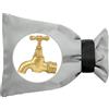 Vicloon Protezione Rubinetto Giardino, 1Pcs Copertura per Rubinetto, Copri Rubinetto Antigelo Impermeabile, Copertura Esterna per Rubinetto per Antigelo Protezione Invernale Universale (Grigio)