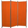 Angerer - Paravento 3 Pezzi in PE, Terracotta, 165 x 2 x 165 cm, 630/006/11