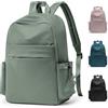 WEPLAN Zaino Scuola Media Superiore Ragazza Ragazzo, Zaino Università Lavoro Donna Uomo, Zainetto Porta PC 14 Pollici Impermeabile, Zaini Scuola Casual Donna Backpack,G4-Verde