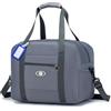 SPAHER Bagaglio a Mano 40x30x20 Ryanair Wizzair Borsone da Viaggio 25L Borsa da Cabina Mamma per Aereo Palestra Weekend Ospedale Donna Uomo Impermeabile Cabin Bag con Tracolla Rimovibile, Grigio