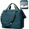 SEAFEW Borsone da Viaggio,Bagaglio a Mano 40x20x25 Ryanair Borsa da Viaggio con Scomparto per le Scarpe,Borsa da Cabina Ryanair Borsa Sportiva Borsone da Palestra Borsa da Weekend,C04-Blu pavone