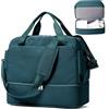 SEAFEW Borsone da Viaggio,Bagaglio a Mano 40x30x20 Ryanair Borsa da Viaggio con Scomparto per le Scarpe,Borsa da Cabina Ryanair Borsa Sportiva Borsone da Palestra Borsa da Weekend,C04-Blu pavone