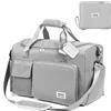 Flintronic Borsone da Viaggio Pieghevole, Borsone Palestra Sportiva con Etichetta Bagaglio, Borsa Sportiva con Scomparto Scarpe, Grande Capacità Borsa da Viaggio Duffel per Sport/Viaggi (36L)