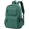 WEPLAN Zaino Scuola Media Superiore Ragazza Ragazzo, Zaino Università Lavoro Donna Uomo, Zainetto Porta PC 14 Pollici Impermeabile, Zaini Scuola Casual Donna Backpack,H3-Verde Militare