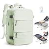 SZLX Zaino Ryanair 40x30x20 Sottovuoto con pompa Zaino da Viaggio 40x30x20 Ryanair Wizzair Bagaglio a Mano 40x20x25 Donna da impermeabile Zaino Casual Laptop da 14 Pollici con Scomparto per Scarpe