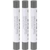 QUARKZMAN 3Pz Stick Cera Crayons per Riparazione Mobili Grigio Nuvola | Pennarelli Ritoccamobili per Legno Graffi Buchi Tavoli Scrivanie Pavimenti Coperture