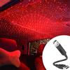Freiplin Luce notturna USB romantica per tettuccio, luce per auto, soffitto, camera da letto, feste, colore: rosso