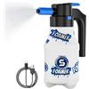 DAWCBVJQ Spruzzatore elettrico per auto, 1,5 l, 33 x 12,5 cm, per lavaggio auto, spruzzatore elettrico, cannone a schiuma, spruzzatore portatile, spruzzatore a pressione, spruzzatore per piante