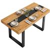Amveya Tavolo da pranzo rovere legno tavolo cucina moderno 160x80x75 cm