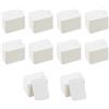 Catime 1000 Pcs Cartellini Prezzi in Carta Kraft, Thickened, 3,5x5cm, Perforated Etichette Vuoto Price Tags per Vestiti Personalizzate Abbigliamento Esposizione Gioielli Regalo (Bianco)
