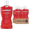 Iodosan Antiplacca Collutorio Antibatterico Senza Alcool, Pacco da 8x500 ml